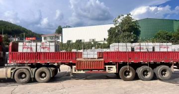 吕梁 芝麻灰花岗岩地铺石出货日常