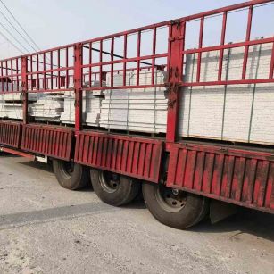 吕梁 白麻荔枝面外墙干挂，工厂装车日常