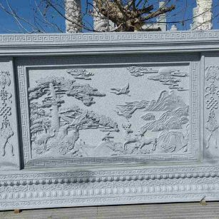 吕梁 芝麻白大型照壁，屏风，影壁