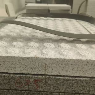 吕梁 芝麻白花岗岩6.0公分荔枝面五轴加工雕刻盲点