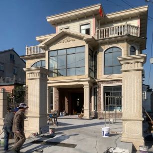 吕梁 黄金麻花岗岩荔枝面别墅外墙干挂私家专属