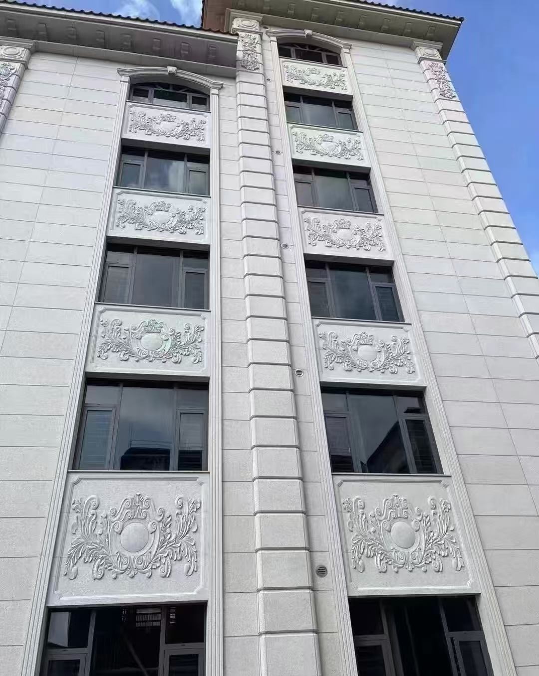 吕梁 白麻荔枝面花岗岩别墅外墙干挂