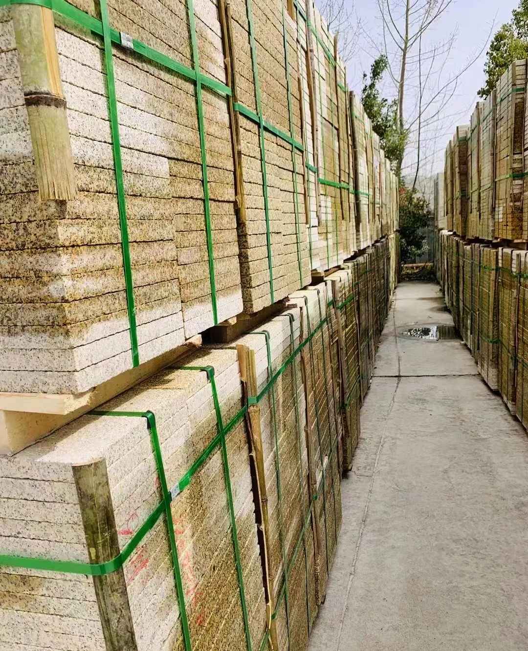 吕梁 黄金麻花岗岩荔枝面地铺石