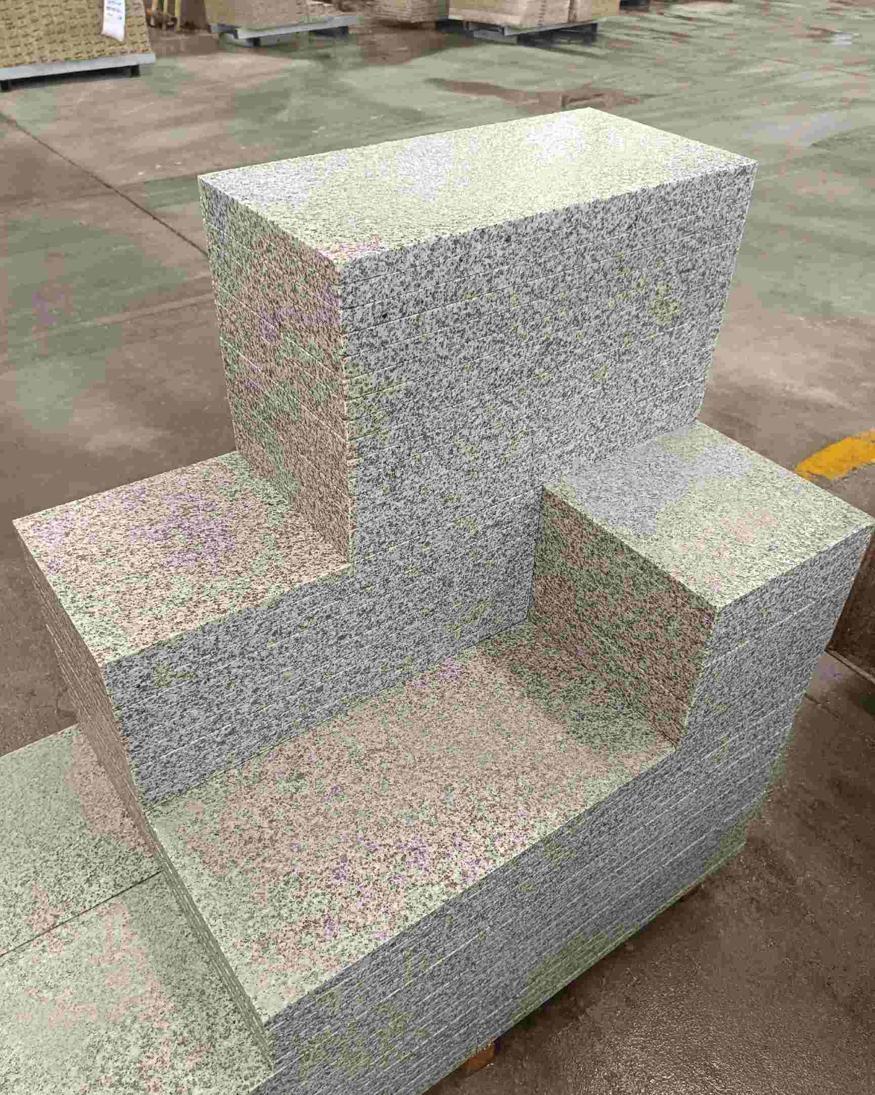 吕梁 白麻花岗岩荔枝面地铺石