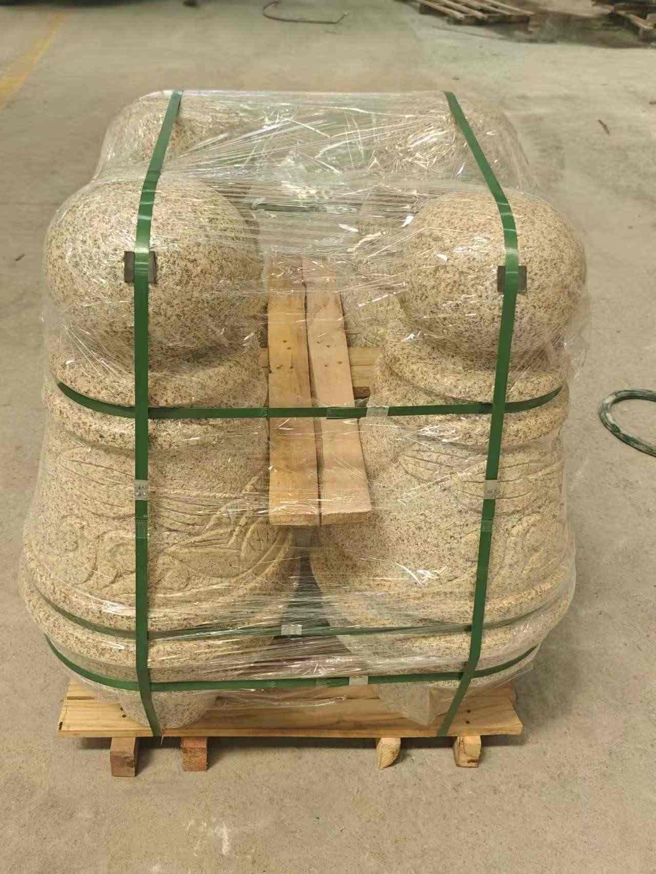 吕梁 黄金麻异形定制雕花——棒棒糖挡车柱