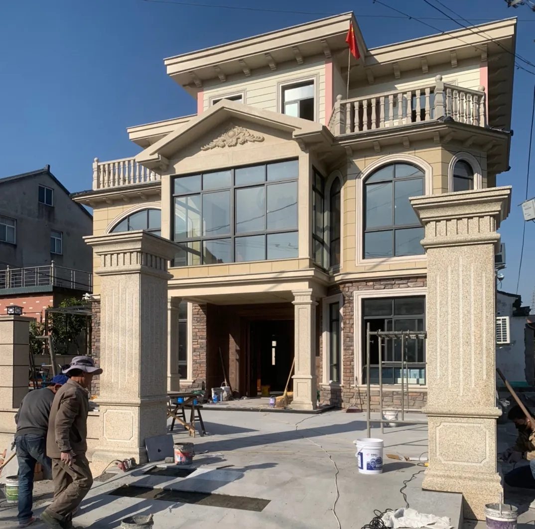 吕梁 黄金麻花岗岩荔枝面别墅外墙干挂私家专属