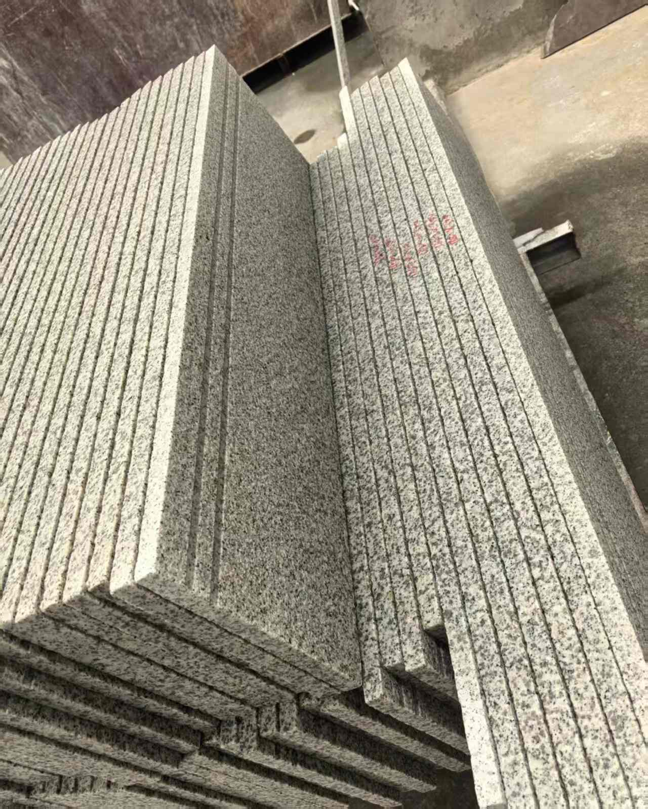 吕梁 白麻荔枝面花岗岩楼梯踏步