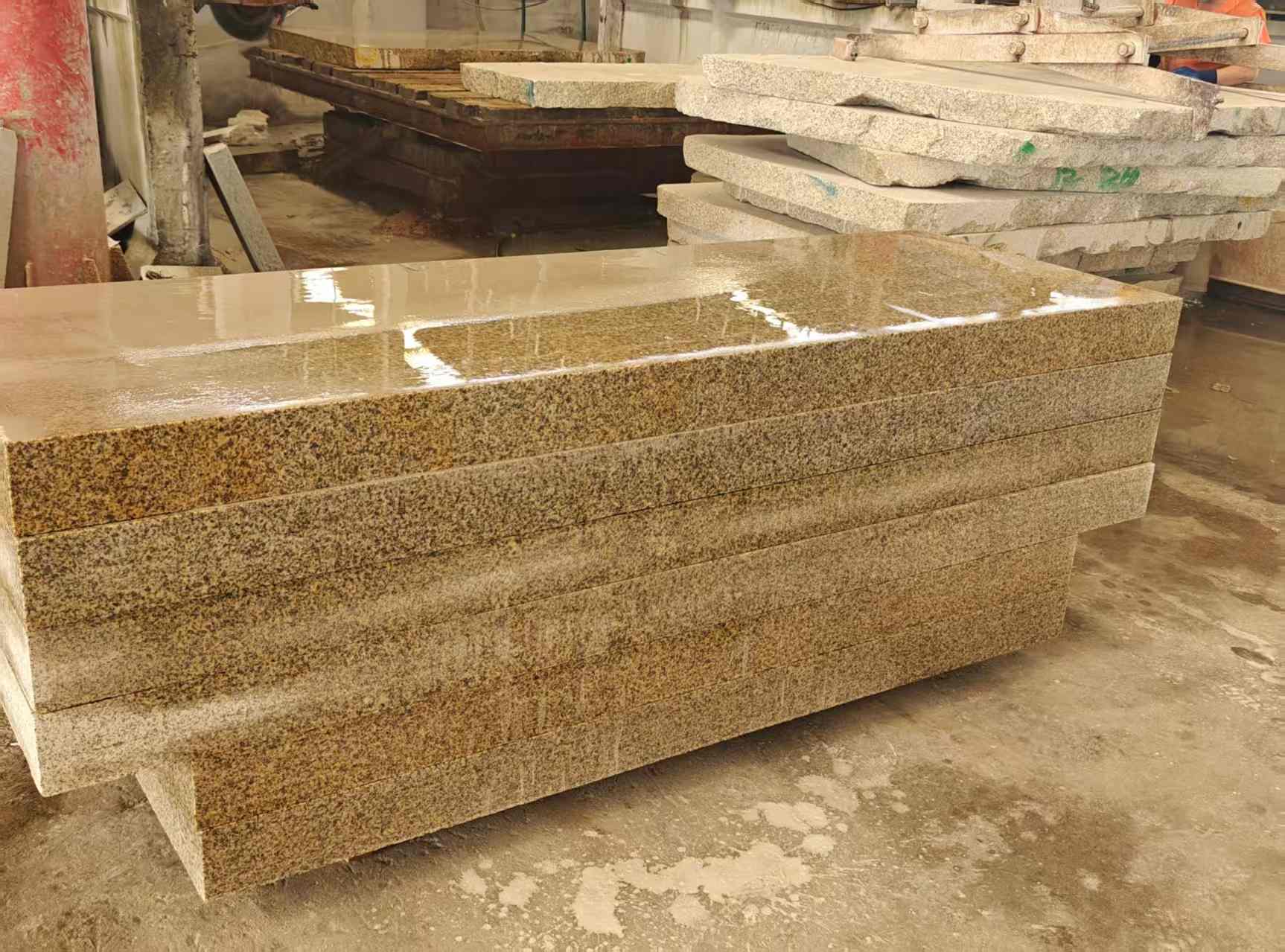 吕梁 黄金麻栏杆料半成品加工中