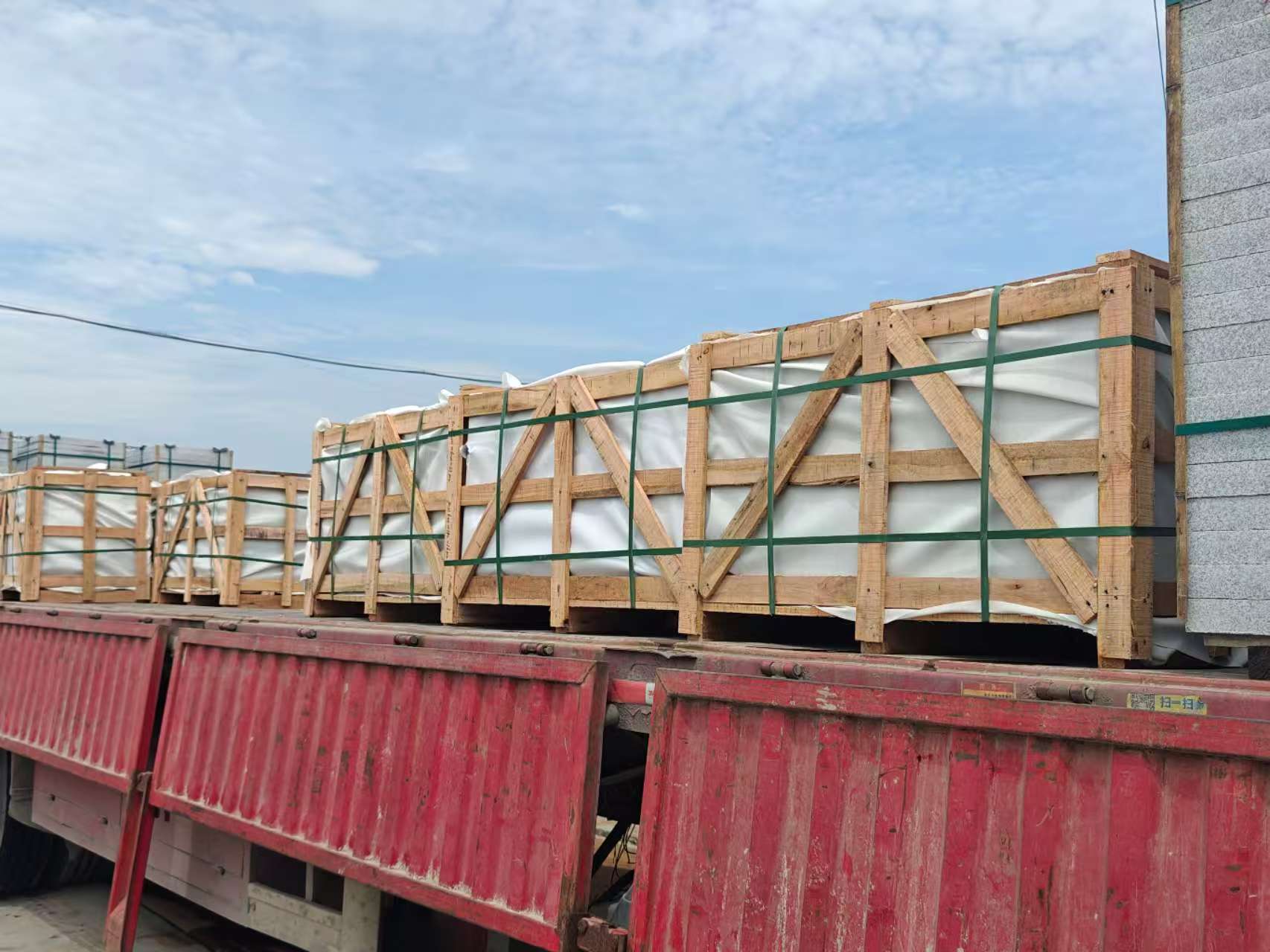 吕梁 芝麻白花岗岩地铺石出口专车-泰国游